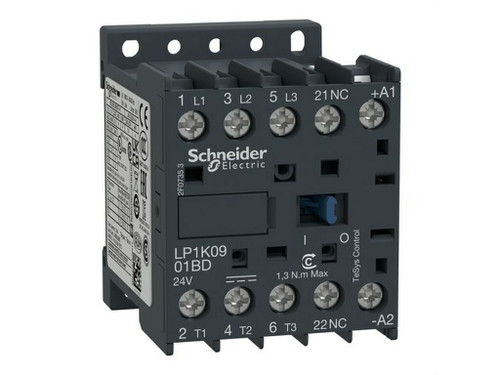 Minicontactor 9A 3P 24V CC