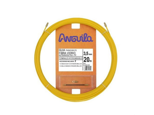 Pasacables fibra Autoenergética 3,5mm 20M amarillo - Anguila
