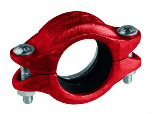Acoplamiento Flexible 1 1/4 ranurado pintado