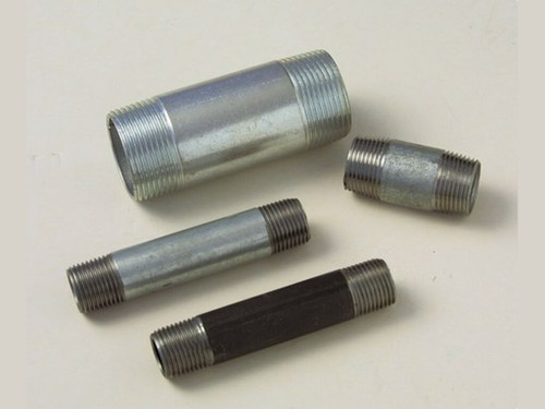 Bobina roscada 1 1/2 80 galvanizado 2 Extremos