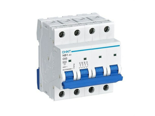 Interruptor Automático Nb1 4P 63A C 6Ka