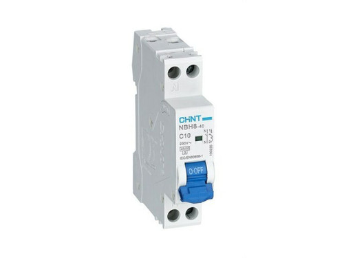 Interruptor Automático Nbh8 1P+N 10A C 4.5Ka