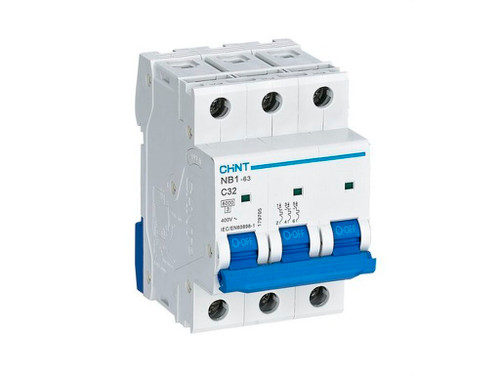 Interruptor Automático Nb1 3P 32A C 6Ka - Chint