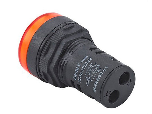 Piloto compacto plástico (Led) rojo 24Vca/Vcc - Chint