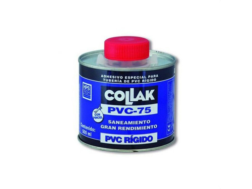 Bote Adhesivo PVC 75 Saneamiento 500 ml pincel collak