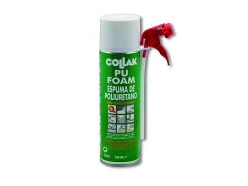 Bote espuma poliuretano 500 ml con canula