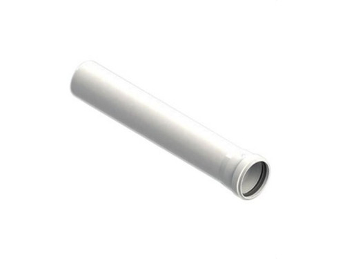 Tubo chimenea MH 100 1000mm polipropileno blanco - Fig