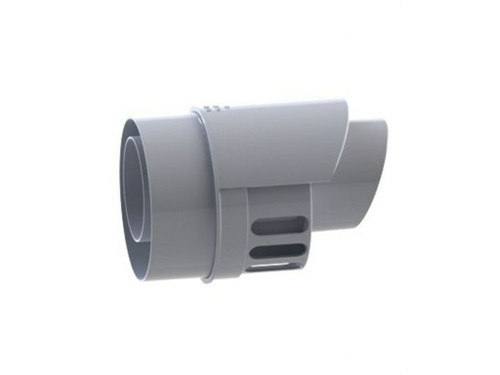 Terminal coaxial horizontal corto 60/100 condensación + tubo