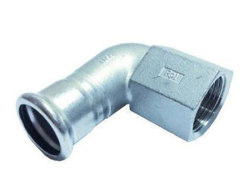 Codo rosca hembra 28X1/2 acero carbono - Filtube