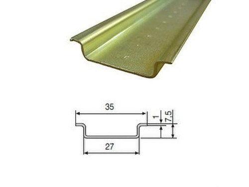 Perfil Omega liso galvanizado F-224-G - Gaestopas