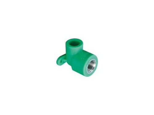 Codo base fijación rosca hembra 20 1/2 PPR verde