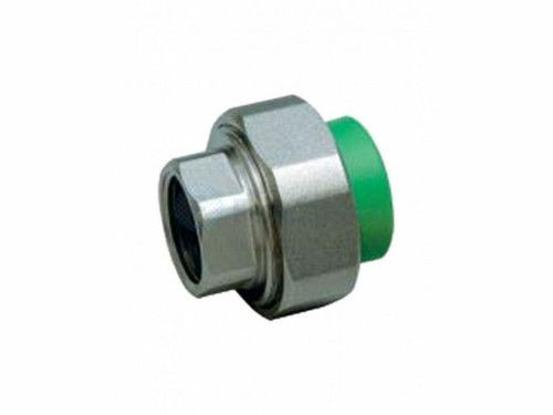 Enlace 3 piezas rosca hembra 50 1 1/2 PPR verde