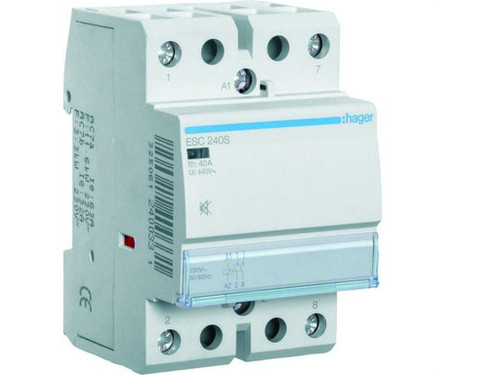 Contactor Silencioso 40A 2Na 230V - Hager