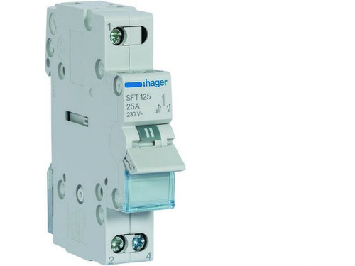 Conmutador modular 25A 2P 230V