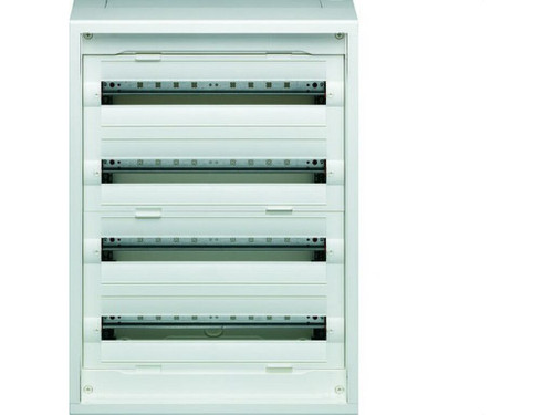Caja distribución superficie new VEGA D con 4 filas 96 módulos sin puerta