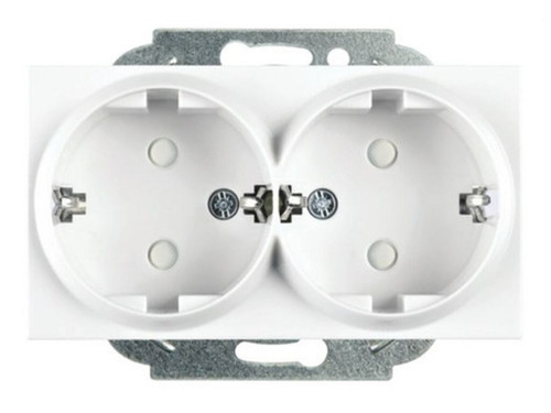 Toma corriente doble Karre 2P+T 16A 250V caja universal - Nofer - Panasonic Viko