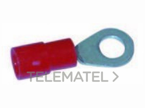 Terminal preaislado redondo 1,5-2,5mm² M5 azul