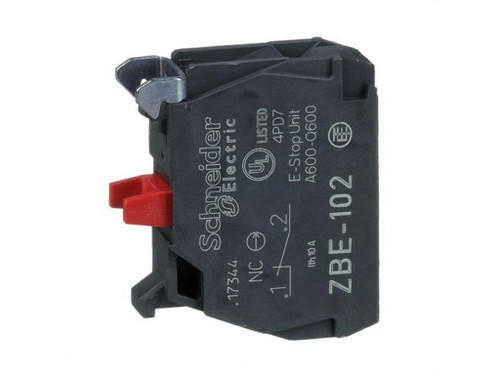 Bloque contacto estándar Simple 1 Nc tornillo