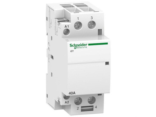 Contactor modular Acti9 iCT 40A 2NA 220/240V CA - Schneider Electric