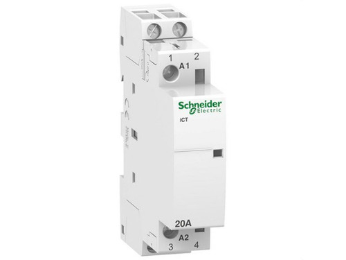 Contactor modular Acti9 Ict 20A 2Na 230/240V ca - Schneider Electric