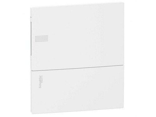 Cofre mini Pragma empotrable 8 módulos puerta plena