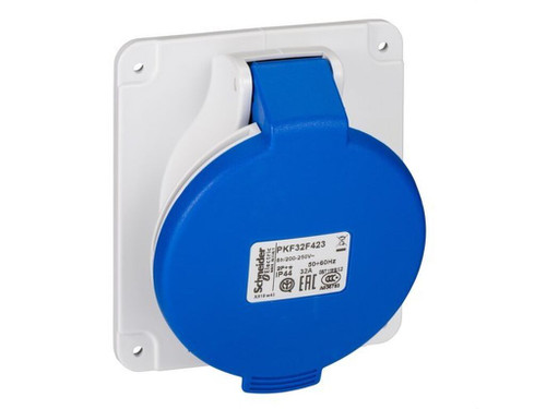 Base empotrar inclinada 32A 2P+Tt 200-250V IP44 - Schneider Electric