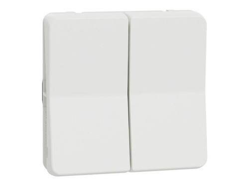 Conmutador Doble componible 10A blanco mureva styl - Schneider Electric