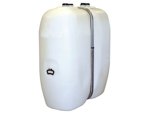 Depósito gasóleo batería BT 750 L simple pared PE-AD blanco - Schütz