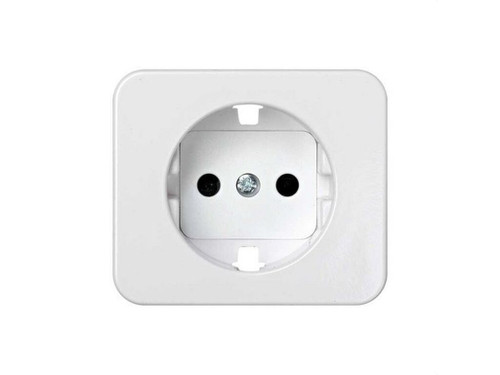 Tapa seguridad base enchufe schuko Simon 75 blanco - Simon