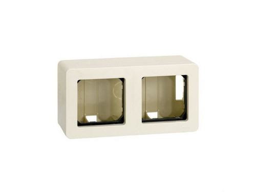 Caja superficie 2 elementos Simon 27 marfil - Simon