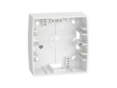 Caja superficie baja 1 elemento Simon 82 blanco - Simon