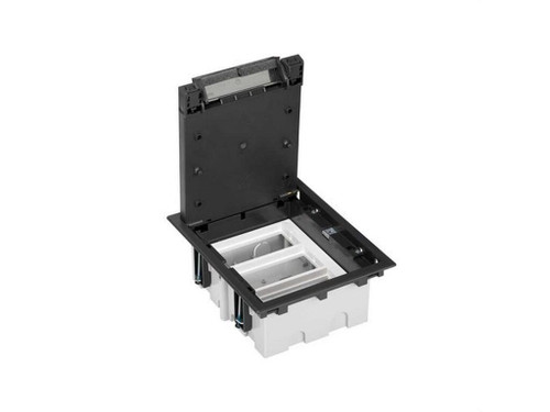Caja suelo 70 mm 3 módulos grafito - Simon
