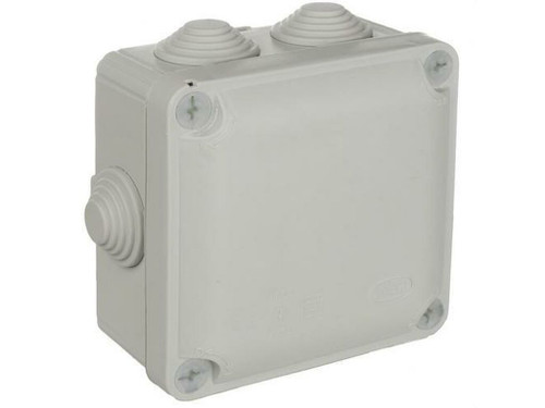 Caja estanca 100X100X55 8 conos IP55 IK08 tornillo 1/4Vuelta