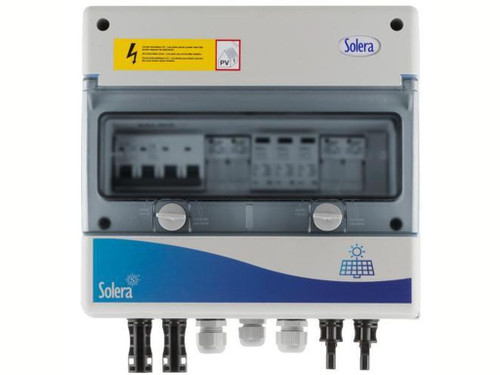 Cuadro de distribución seccionador 1000V DC 25A DC 2 entradas - Solera
