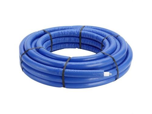 Tubo multicapa 25X2,8 PEX fit pro Aislado azul rollo 4705.5 - Viega