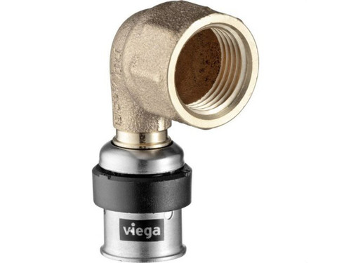 Curva 90º Smartpress 16X1/2 bronce Bruto 67141 - Viega