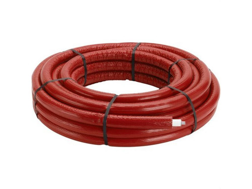 Tubo multicapa 25X2,8 PEX fit pro Aislado rojo rollo 4705.6 - Viega