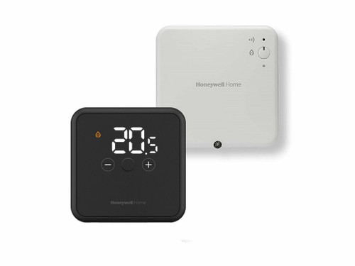 Termosato Ambiente Digital Dt4R Radiofrecuencia, Negro, Calor/Frío, On/Off - Honeywell Home