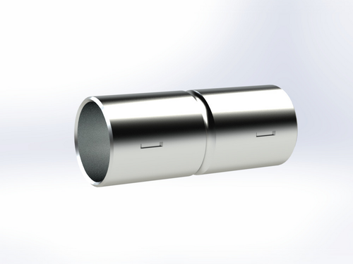 Manguito metálico liso mml 32 Ez SBt - Basor
