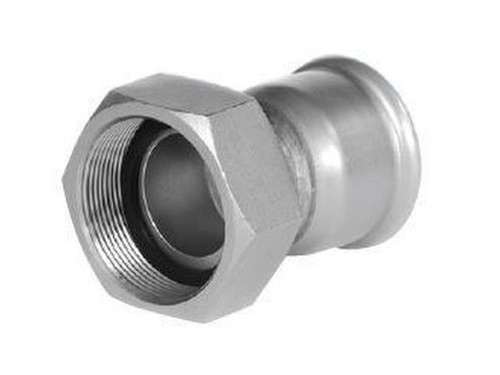 Racor 2 piezas Acero Inox Prensar Junta Plana Instalpress - Filtube