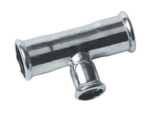 Te Reducida Acero Inox Prensar Instalpress - Filtube