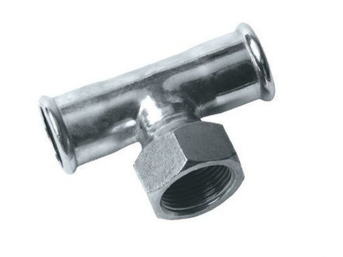 Te roscada soldada instalpress inox perfil M - Filtube