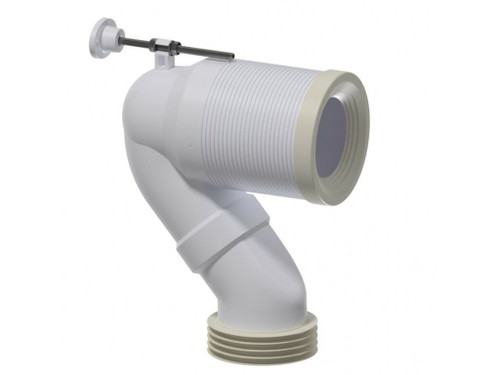 Manguito Inodoro acodado recortable S-501 110mm con tornillo y espárrago - Aliaxis
