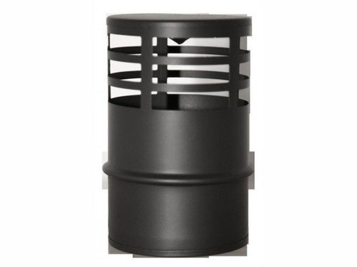 Deko Pellets Classic negro Deflector Horizontal 80mm - Dinak