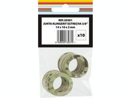 Junta Klingerit 3/8 Ancha Skin 10 Ud. 14,8X9