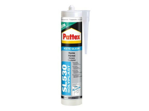 Silicona Sl 530 marmol transparente cartucho 300 Ml