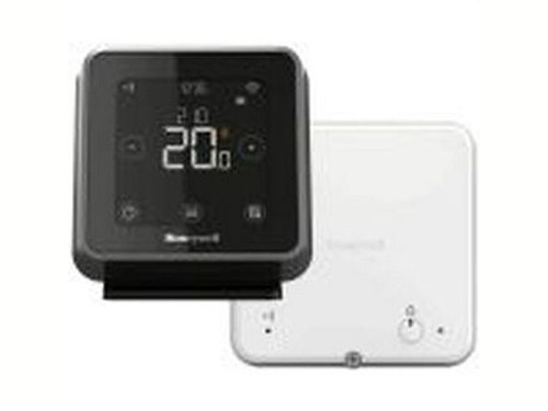 Termostato Ambiente connected T6R Wifi inalambrico negro