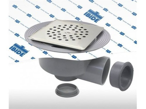 Caldereta Sifón Plato de Ducha R.inox1.5X2 Brillo - Ibide