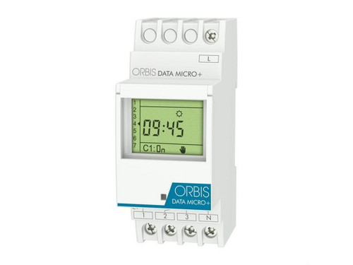Interruptor Horario digital Data micro+ 1Co 2M dia/Semana 230V - Nofer - Orbis