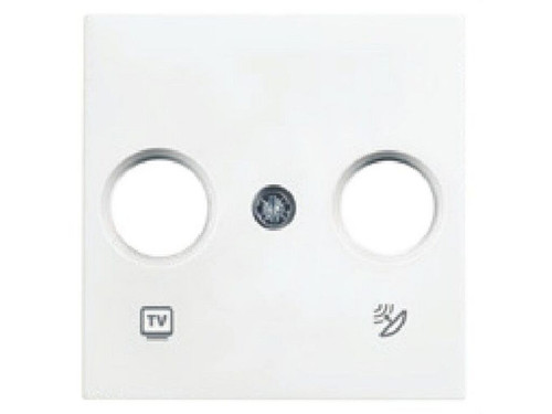 Tapa Frontal toma R/Tv Sat blanco - Nofer - Panasonic Viko
